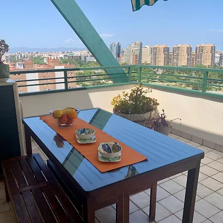 Atico Ciudad De Ciencias Terraza Y Parking * Валенсия